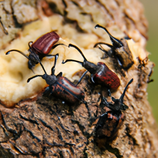 What is the Black Turpentine Beetle and how does it impact pine forests?
