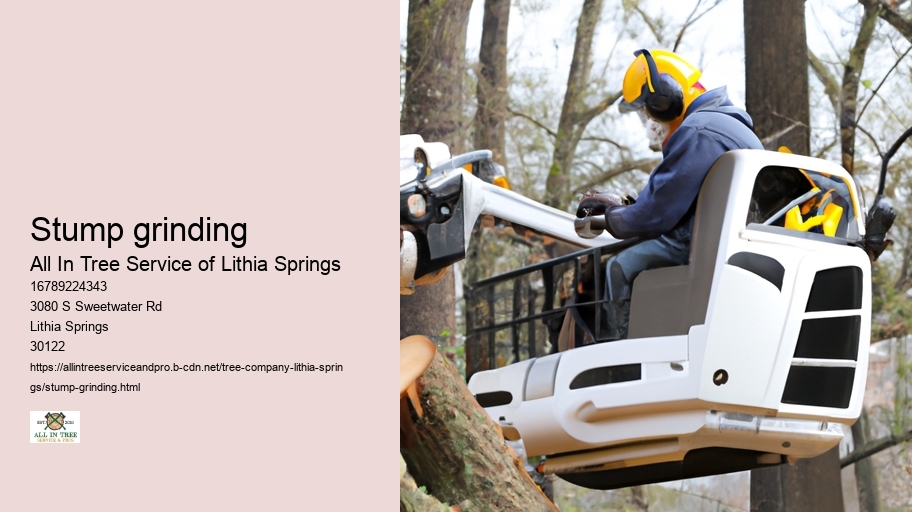 Stump grinding