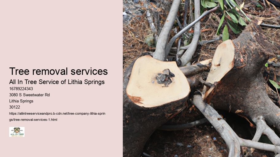 Tree removal services